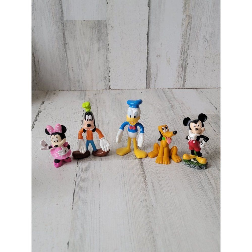 Mickey Mouse Clubhouse friends Donald Goofy Pluto minnie toy figure